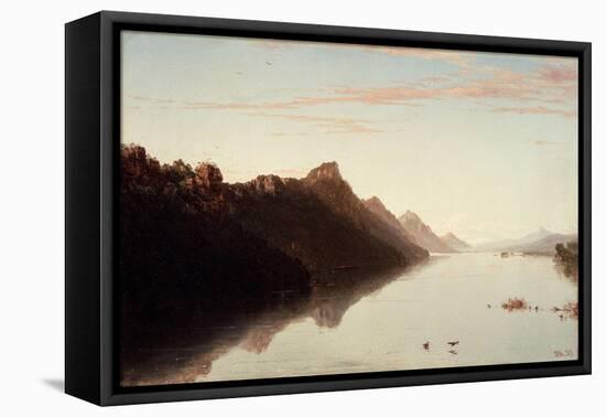 View on the Upper Mississippi, 1855-John Frederick Kensett-Framed Premier Image Canvas