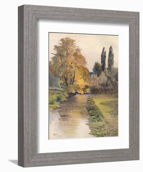 'View on the Wandle', 1912, (1914)-James S Ogilvy-Framed Giclee Print