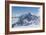 View on Winter Snowy Mountains and Blue Sky above Clouds, Krasnaya Polyana, Sochi, Russia-wasja-Framed Photographic Print