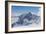 View on Winter Snowy Mountains and Blue Sky above Clouds, Krasnaya Polyana, Sochi, Russia-wasja-Framed Photographic Print