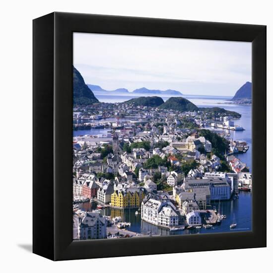 View Over Alesund, More Og Romsdal, Norway, Scandinavia, Europe-Geoff Renner-Framed Premier Image Canvas