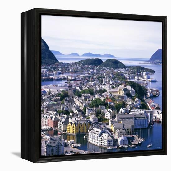 View Over Alesund, More Og Romsdal, Norway, Scandinavia, Europe-Geoff Renner-Framed Premier Image Canvas