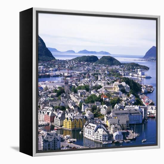 View Over Alesund, More Og Romsdal, Norway, Scandinavia, Europe-Geoff Renner-Framed Premier Image Canvas