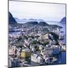 View Over Alesund, More Og Romsdal, Norway, Scandinavia, Europe-Geoff Renner-Mounted Photographic Print