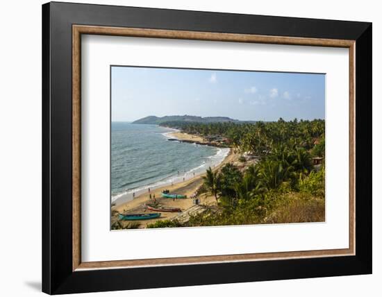 View over Anjuna Beach, Goa, India, Asia-Yadid Levy-Framed Photographic Print