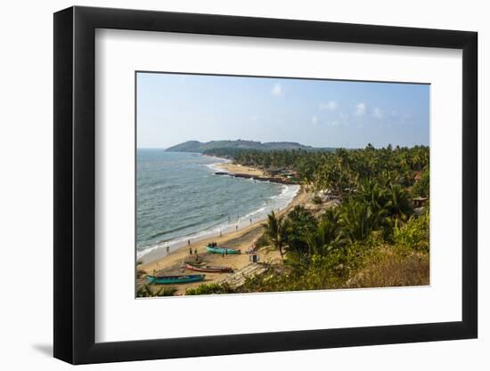 View over Anjuna Beach, Goa, India, Asia-Yadid Levy-Framed Photographic Print