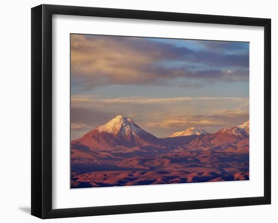 View over Atacama Desert towards Cerro Colorado, San Pedro de Atacama, Antofagasta Region, Chile, S-Karol Kozlowski-Framed Photographic Print