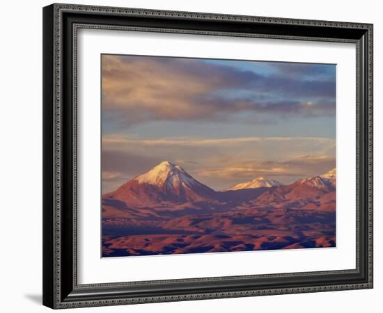 View over Atacama Desert towards Cerro Colorado, San Pedro de Atacama, Antofagasta Region, Chile, S-Karol Kozlowski-Framed Photographic Print