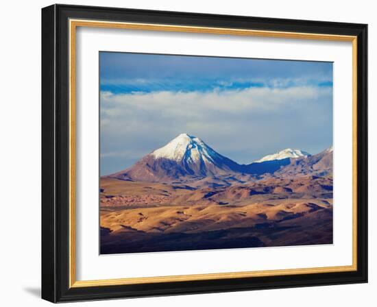 View over Atacama Desert towards the Cerro Colorado, San Pedro de Atacama, Antofagasta Region, Chil-Karol Kozlowski-Framed Photographic Print