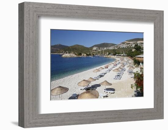 View over Beach, Kalkan, Lycia-Stuart Black-Framed Photographic Print