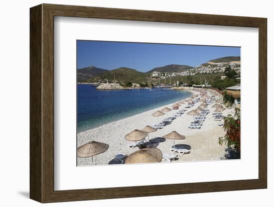 View over Beach, Kalkan, Lycia-Stuart Black-Framed Photographic Print