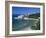 View over Beach to the Old Fortified City, Ulcinj, Haj-Nehaj, Montenegro, Europe-Stuart Black-Framed Photographic Print