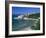 View over Beach to the Old Fortified City, Ulcinj, Haj-Nehaj, Montenegro, Europe-Stuart Black-Framed Photographic Print