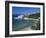 View over Beach to the Old Fortified City, Ulcinj, Haj-Nehaj, Montenegro, Europe-Stuart Black-Framed Photographic Print