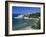 View over Beach to the Old Fortified City, Ulcinj, Haj-Nehaj, Montenegro, Europe-Stuart Black-Framed Photographic Print