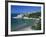 View over Beach to the Old Fortified City, Ulcinj, Haj-Nehaj, Montenegro, Europe-Stuart Black-Framed Photographic Print