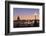 View over Binnenalster Lake (Inner Alster) to the Christmas market at Jungfernstieg and City Hall, -Markus Lange-Framed Photographic Print