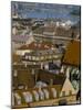 View Over Bratislava to the River Danube, Slovakia-Upperhall-Mounted Photographic Print