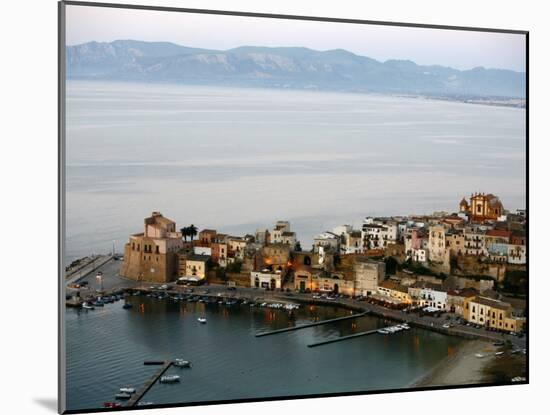 View over Castellammare Del Golfo, Sicily, Italy, Mediterranean, Europe-Levy Yadid-Mounted Photographic Print