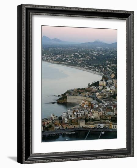 View over Castellammare Del Golfo, Sicily, Italy, Mediterranean, Europe-Levy Yadid-Framed Photographic Print