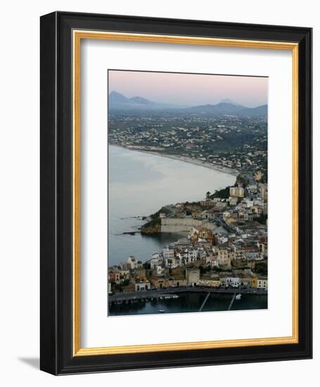 View over Castellammare Del Golfo, Sicily, Italy, Mediterranean, Europe-Levy Yadid-Framed Photographic Print