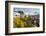 View over Cesky Krumlov and the Vltava River, UNESCO World Heritage Site, Czech Republic, Europe-Michael Runkel-Framed Photographic Print