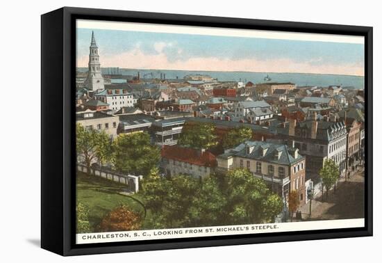 View over Charleston, South Carolina-null-Framed Stretched Canvas