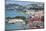 View over Charlotte Amalie, capital of St. Thomas, with Fort Christian, US Virgin Islands, West Ind-Michael Runkel-Mounted Photographic Print