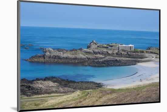 View over Chateau a L'Etoc (Chateau Le Toc) and Saye Beach-Michael Runkel-Mounted Photographic Print