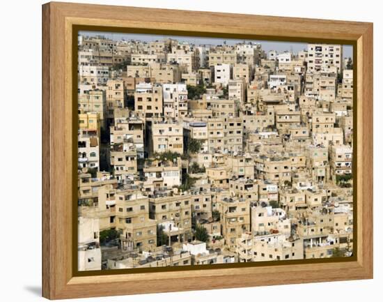 View over City, Amman, Jordan, Middle East-Tondini Nico-Framed Premier Image Canvas