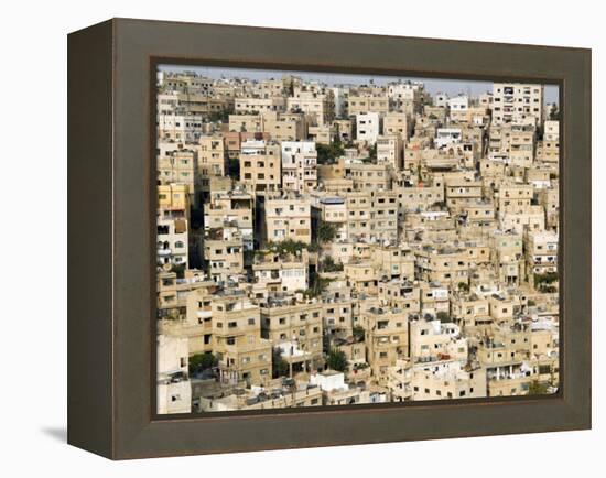 View over City, Amman, Jordan, Middle East-Tondini Nico-Framed Premier Image Canvas