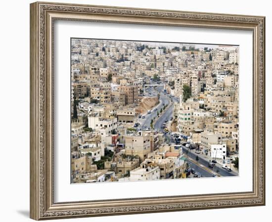 View over City, Amman, Jordan, Middle East-Tondini Nico-Framed Photographic Print
