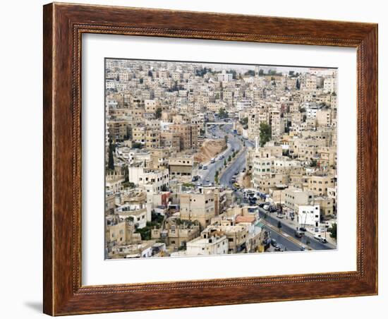 View over City, Amman, Jordan, Middle East-Tondini Nico-Framed Photographic Print