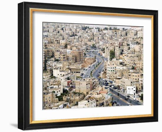 View over City, Amman, Jordan, Middle East-Tondini Nico-Framed Photographic Print