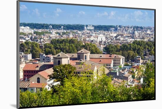 View over City from Janiculum Hill, Rome, Lazio, Italy, Europe-Nico Tondini-Mounted Photographic Print