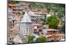 View over City with Church Towers, Tbilisi, Georgia-Michael Runkel-Mounted Photographic Print