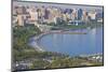 View over Coast of Baku, Baku Bay, Azerbaijan-Michael Runkel-Mounted Photographic Print