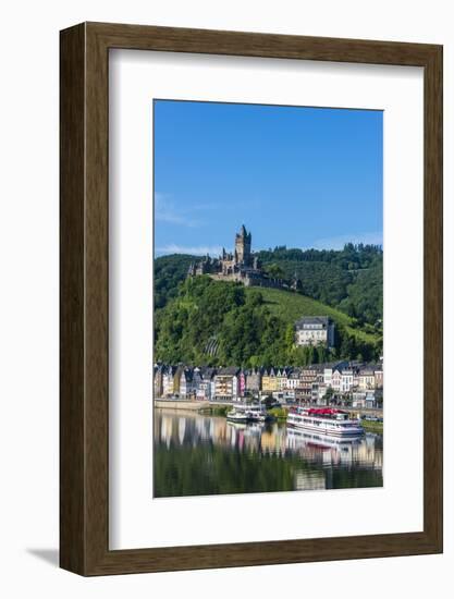 View over Cochem with Cochem Castle in the Background-Michael Runkel-Framed Photographic Print