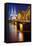 View over Cologne in the Evening, North Rhine-Westphalia, Germany-Steve Simon-Framed Premier Image Canvas