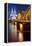 View over Cologne in the Evening, North Rhine-Westphalia, Germany-Steve Simon-Framed Premier Image Canvas