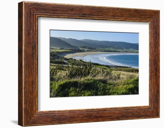 View over Curio Bay, the Catlins, South Island, New Zealand, Pacific-Michael-Framed Photographic Print