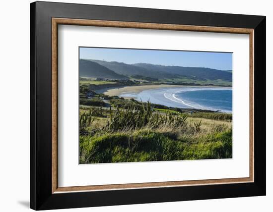 View over Curio Bay, the Catlins, South Island, New Zealand, Pacific-Michael-Framed Photographic Print