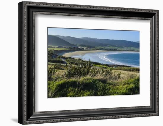 View over Curio Bay, the Catlins, South Island, New Zealand, Pacific-Michael-Framed Photographic Print