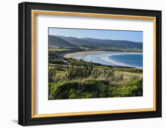 View over Curio Bay, the Catlins, South Island, New Zealand, Pacific-Michael-Framed Photographic Print