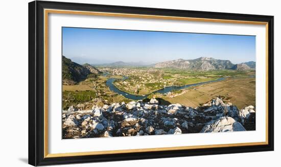 View over Dalyan River from the ancient ruins of Kaunos, Dalyan, Anatolia, Turkey Minor, Eurasia-Matthew Williams-Ellis-Framed Photographic Print