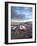 View Over Djemaa El Fna at Dusk With Foodstalls and Crowds of People, Marrakech, Morocco-Lee Frost-Framed Photographic Print