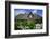 View over Garden Gate and Hedge with Flowering Oxeye Daisies-Uwe Steffens-Framed Photographic Print