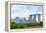 View over Gardens by Bay to Three Towers of Marina Bay Sands Hotel and City Skyline Beyond-Fraser Hall-Framed Premier Image Canvas