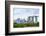 View over Gardens by Bay to Three Towers of Marina Bay Sands Hotel and City Skyline Beyond-Fraser Hall-Framed Photographic Print