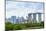 View over Gardens by Bay to Three Towers of Marina Bay Sands Hotel and City Skyline Beyond-Fraser Hall-Mounted Photographic Print